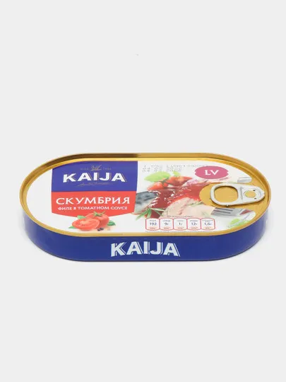 Скумбрия Kaija филе в томатном соусе, 170 г#1
