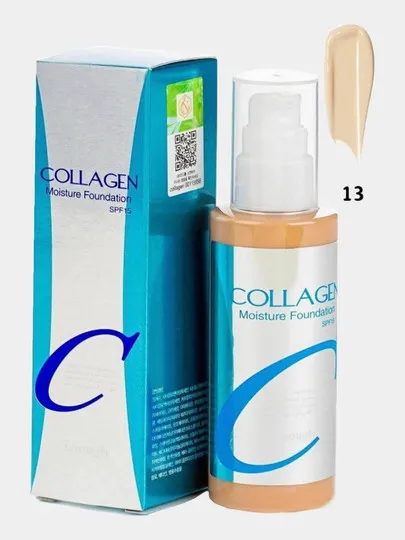 Тональный крем с коллагеном Collagen Enough Moisture Foundation, 100 мл#1