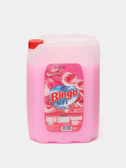 Кондиционер для белья Bingo Soft Rose Pink, 5 л#1