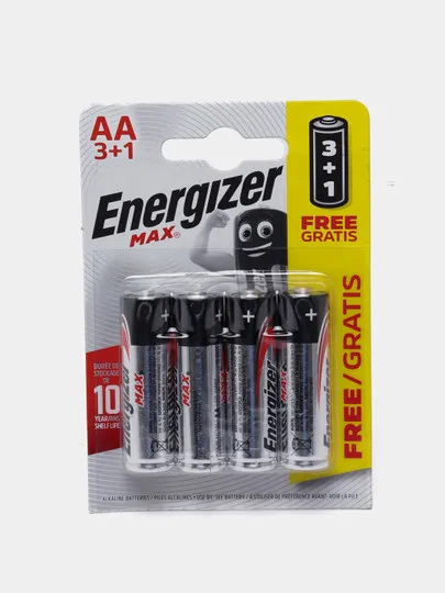 Батарейка Energizer Max Power Seal AA BP4, 4 шт#1