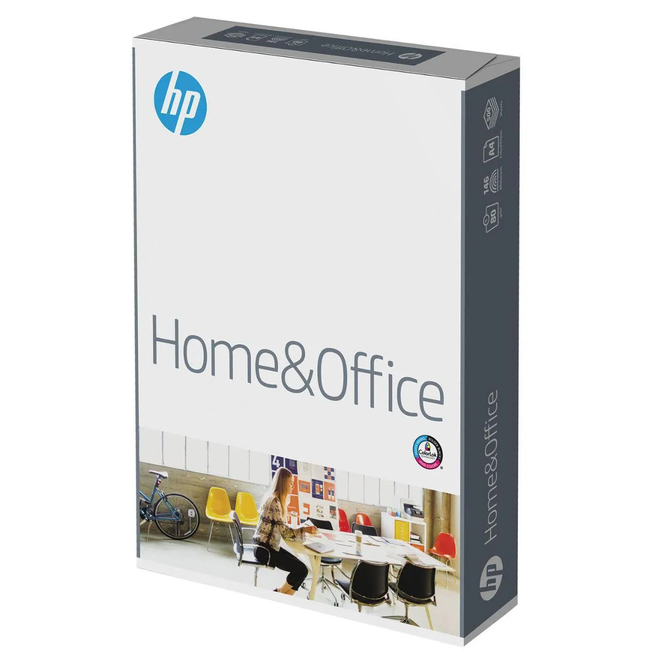 Бумага ксероксная А4 HP Home&Office  80 гр., 500 л, 2,5 кг, класс С+#1
