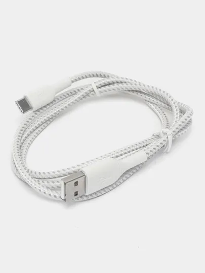 Кабель Belkin USB-A - USB-C Braided White#1