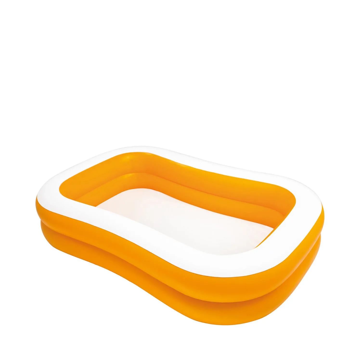 Надувной детский бассейн Intex оранжево-белого цвета (2,29 м x 1,52 м x 48 см)#1