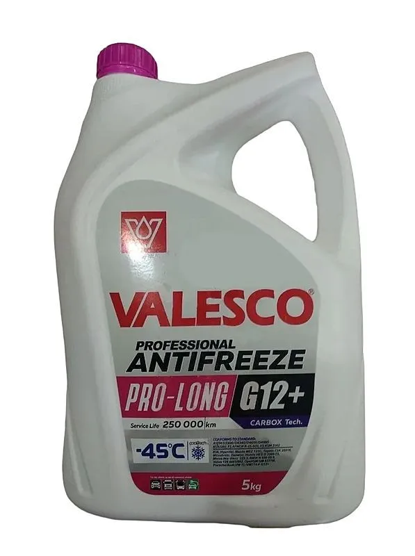 Антифриз VALESCO PRO-LONG G12+ ( -45) 1/5 кг#1