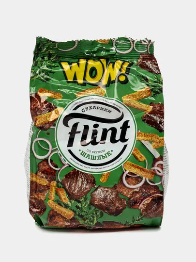 Сухарики со вкусом шашлыка Flint, 190 г#1