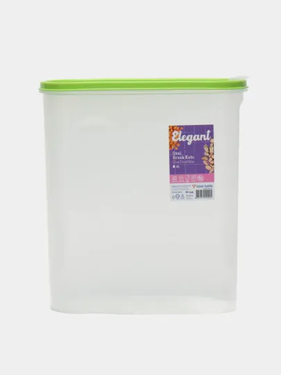 Овальный контейнер, для продуктов (23 x 10 x 26 см) 4 л#1