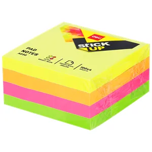 Бумага самоклеющаяся 76х76 куб (4 цвета) 03003 Deli#1