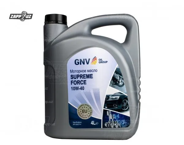 Моторное масло GNV Supreme force 10W-40 4L#1