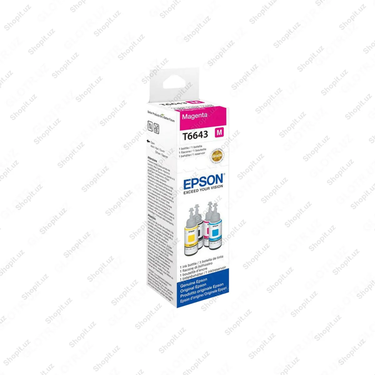 Чернила - Epson T6643 MA Ink Bottle (70 мл, 7500 стр.) для L1xx/2xx/3xx/4xx/5xx/6xx/8xx /1300/1800/1455#1