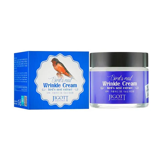 Антивозрастной крем с экстрактом ласточкиного гнезда Jigott Birds Nest Wrinkle Cream, 70 ml#1