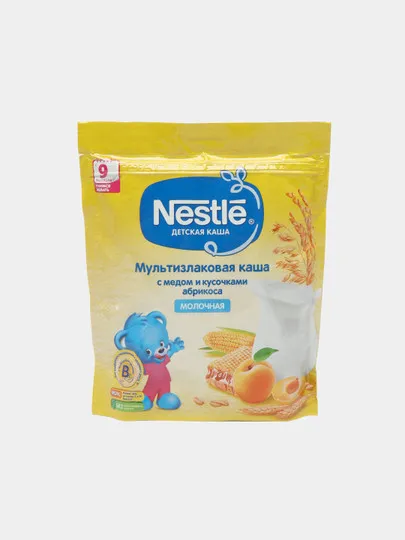 Злаковая молочная каша Nestle, мёд, абрикос, 220 гр#1