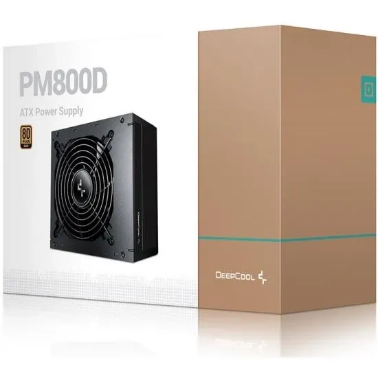 Блок питания DeepCool PM800D 800W Black Сертификат 80 PLUS Gold#1