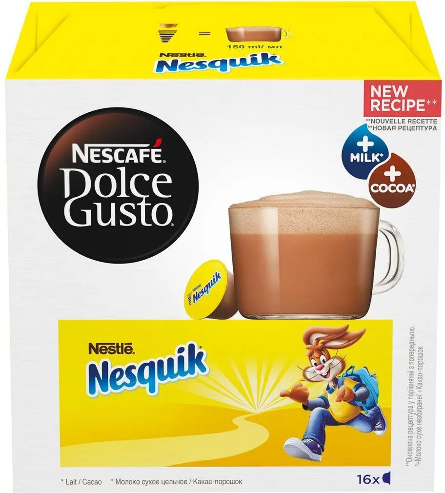 Какао Nescafe Dolce Gusto Nesquik в капсулах , 16 шт#1