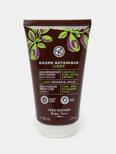 Восстанавливающий растительный бальзам для волос Yves Rocher Baume Botanique Light, 150 мл#1