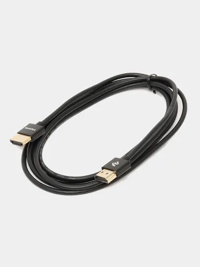 Кабель 2Е HDMI 2.0 (AM/AM), Gen2 Ultra Slim cable, black, 2m (2E-W9668BL-2M)#1