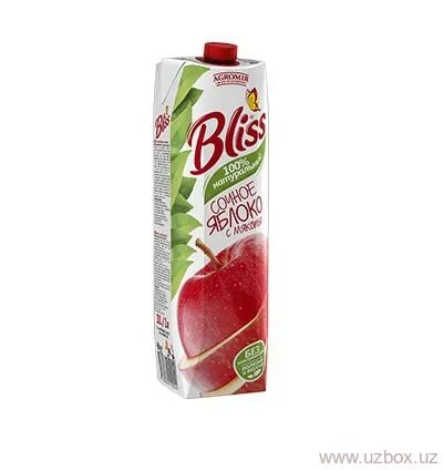 Bliss 1L Яблочный Сок осветленный СиН ТРА Sq#1