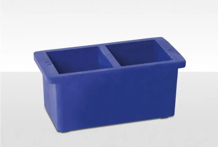 Форма куба 100х100-2ФК  Пластмасс для образцов бетона#1