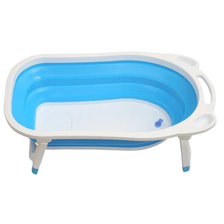 Портативная складная ванна YP-01 (цвет голубой)#1