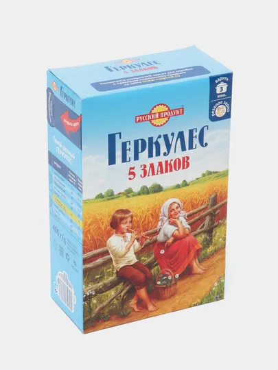 Хлопья зерновые Русский продукт Геркулес 5 злаков 400гр#1