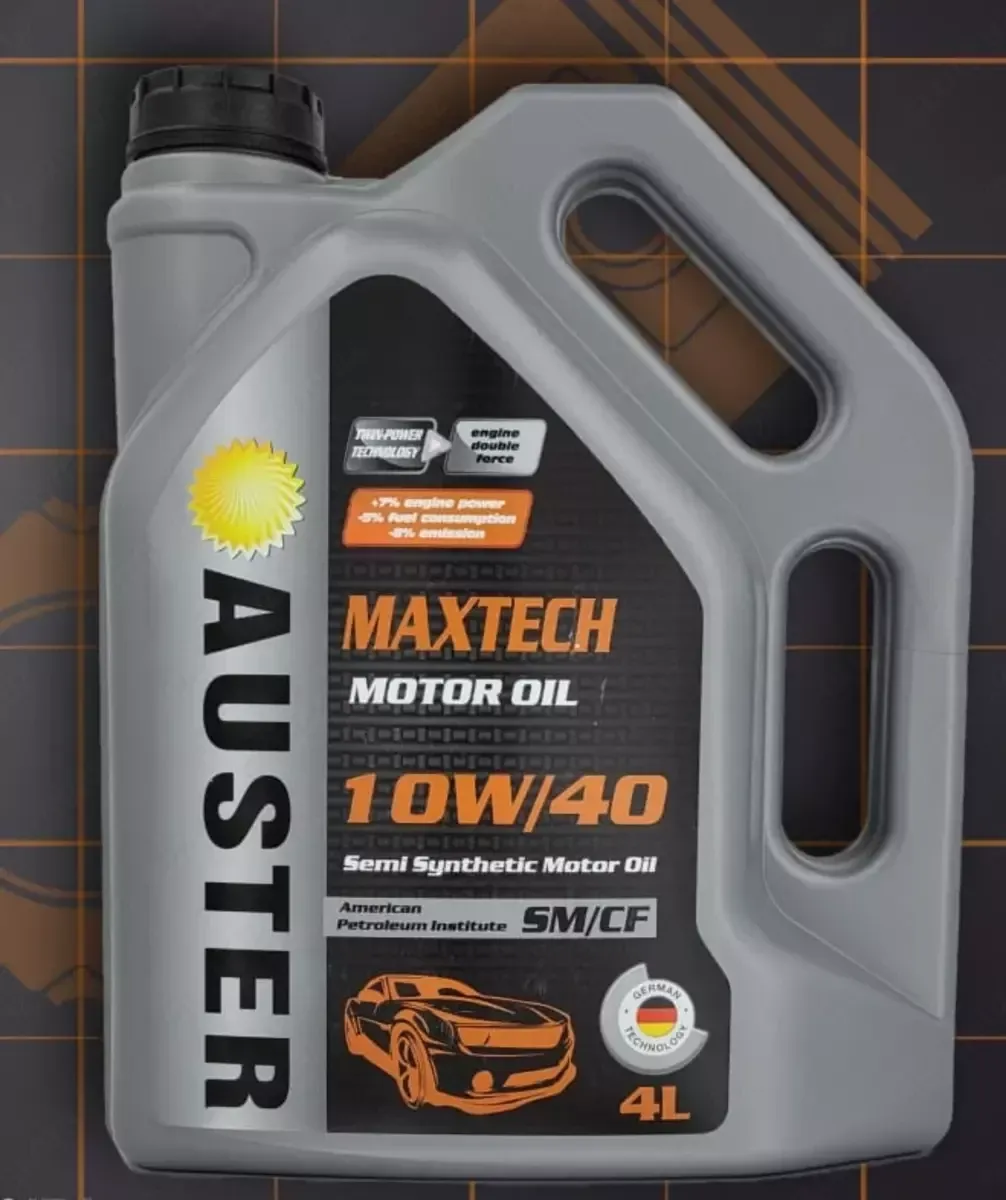 Auster Maxtech yengil avtomobillari uchun motor moyi 10W-40 SM/CF (4 litr)#1