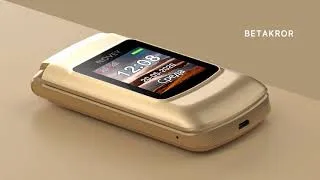 Телефон Novey A80R Gold#1