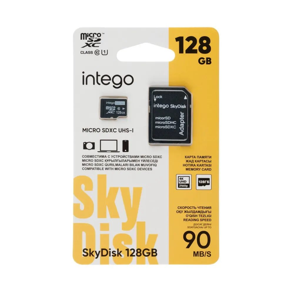 Карта памяти INTEGO 128 ГБ SkyDisk#1