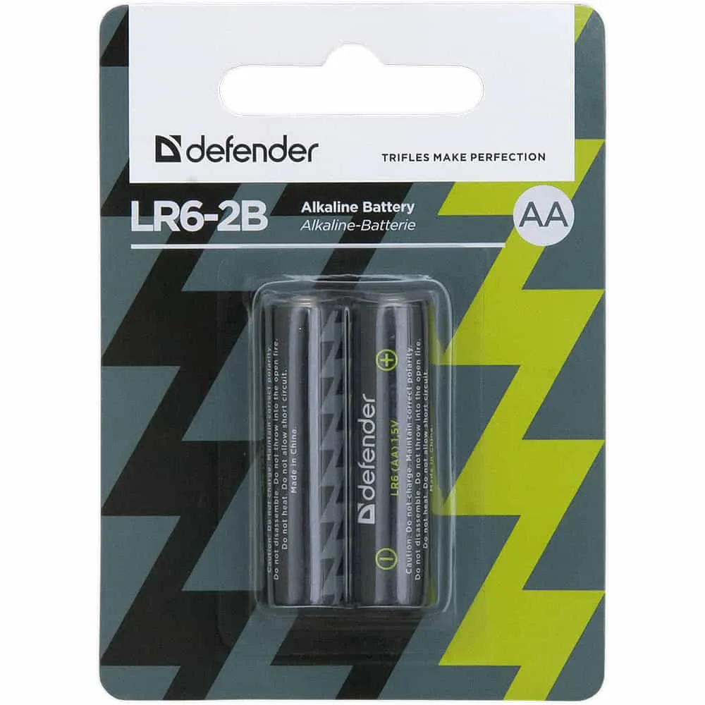 Батарейки Defender LR6-2B AA#1