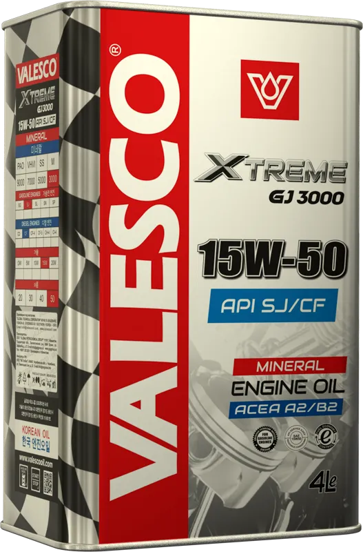 Масло минеральное VALESCO X-TREME GJ3000 SAE API SJ/CF  15W-50  60 л#1