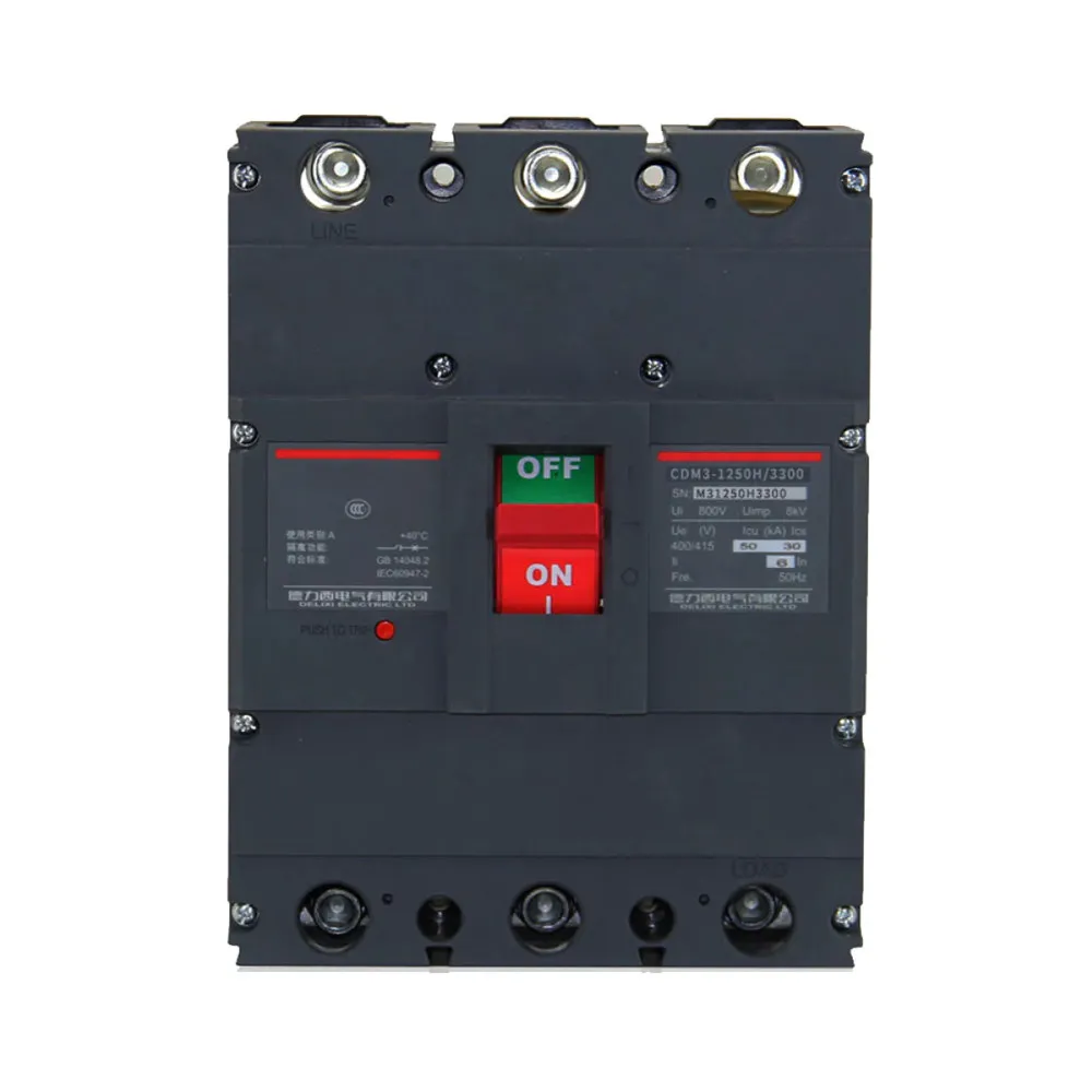 Автоматический выключатель DELIXI CDM3-1250H/3300 1000A#1