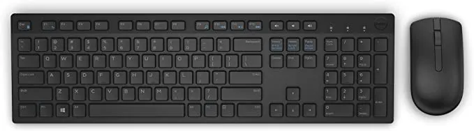 Комплект беспроводной клавиатуры и мыши Dell KM636 (5WH32), черный#1