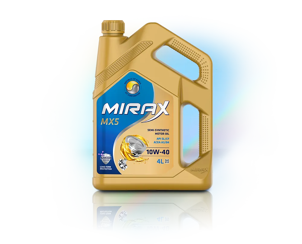 Масло полусинтетическое MIRAX MX5 10W-40 A3/B4 SL/CF 4л#1