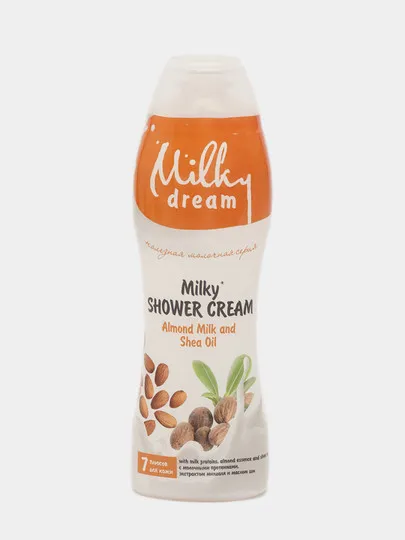 Milky Dream" Крем-гель для душа "Миндальное молочко и масло ши" 500 мл#1