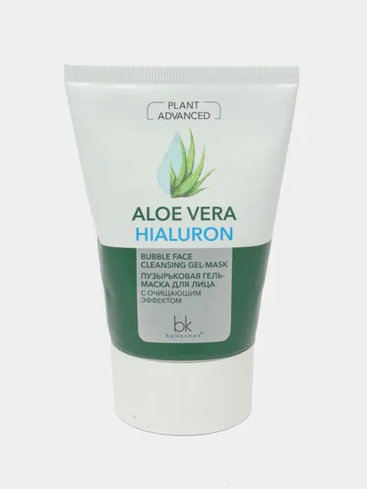 Гель-маска для лица Belkosmex Advanced Aloe Vera пузырьковая с очищающим эффектом, 110 гр#1