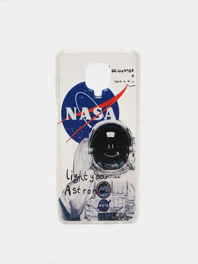 Чехол прозрачный "Космонавт NASA" для Xiaomi Redmi#1
