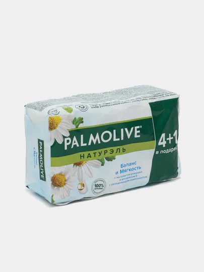Мыло Туалетное Palmolive Баланс и мягкость 4+1 70гр#1