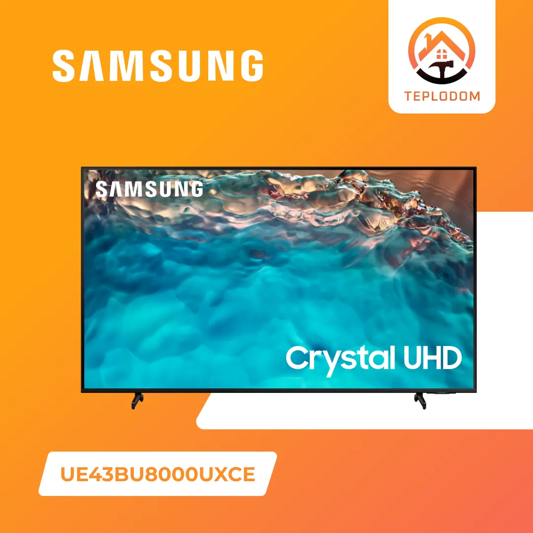 Телевизор SAMSUNG Crystal UHD 43' (UE43BU8000UXCE)#1