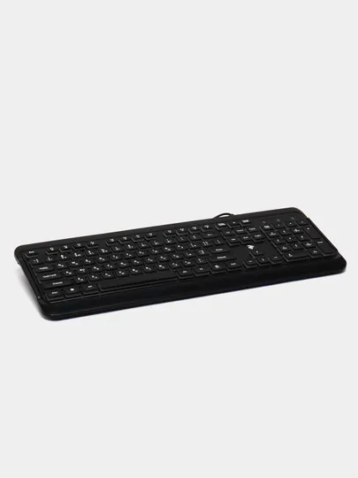Клавиатура проводная 2E Keyboard KS120 White backlight USB, Black (2E-KS120UB)#1