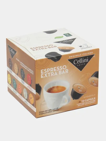 Кофе в капсулах Cellini, 10 шт extra bar espresso#1