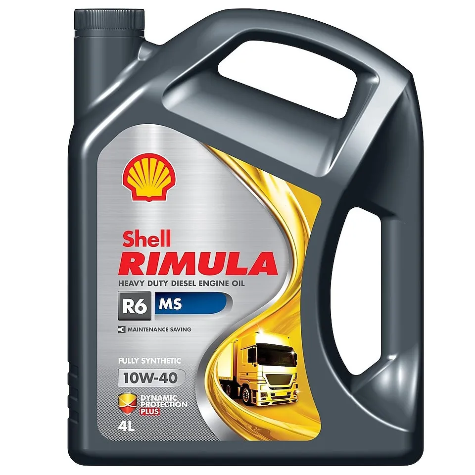 Shell Rimula R6 MS 10W-40, dizel dvigatellar uchun motor moylari#1