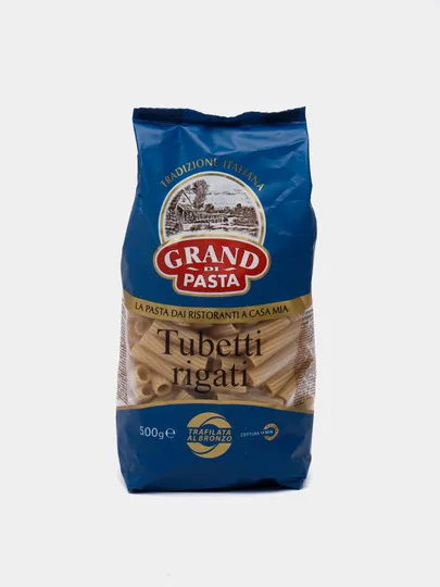 Макаронные изделия Grand Di Pasta Tubetti Rigati, 500 г#1