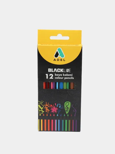 Цветные карандаши Adel, 12 цветов#1