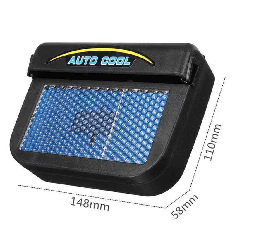 Автомобильный охлаждающий вентилятор Auto cool-fan на солнечной батарее#1