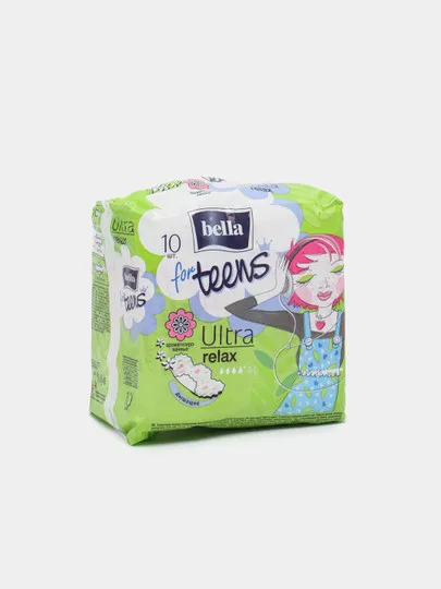 Прокладки Bella for Teens Ultra Relax, 4 капли, 10 шт#1