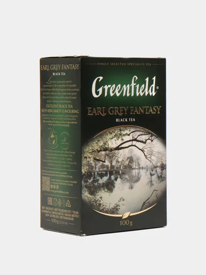 Чёрный чай Greenfield Earl Grey Fantasy, листовой, 100 г#1