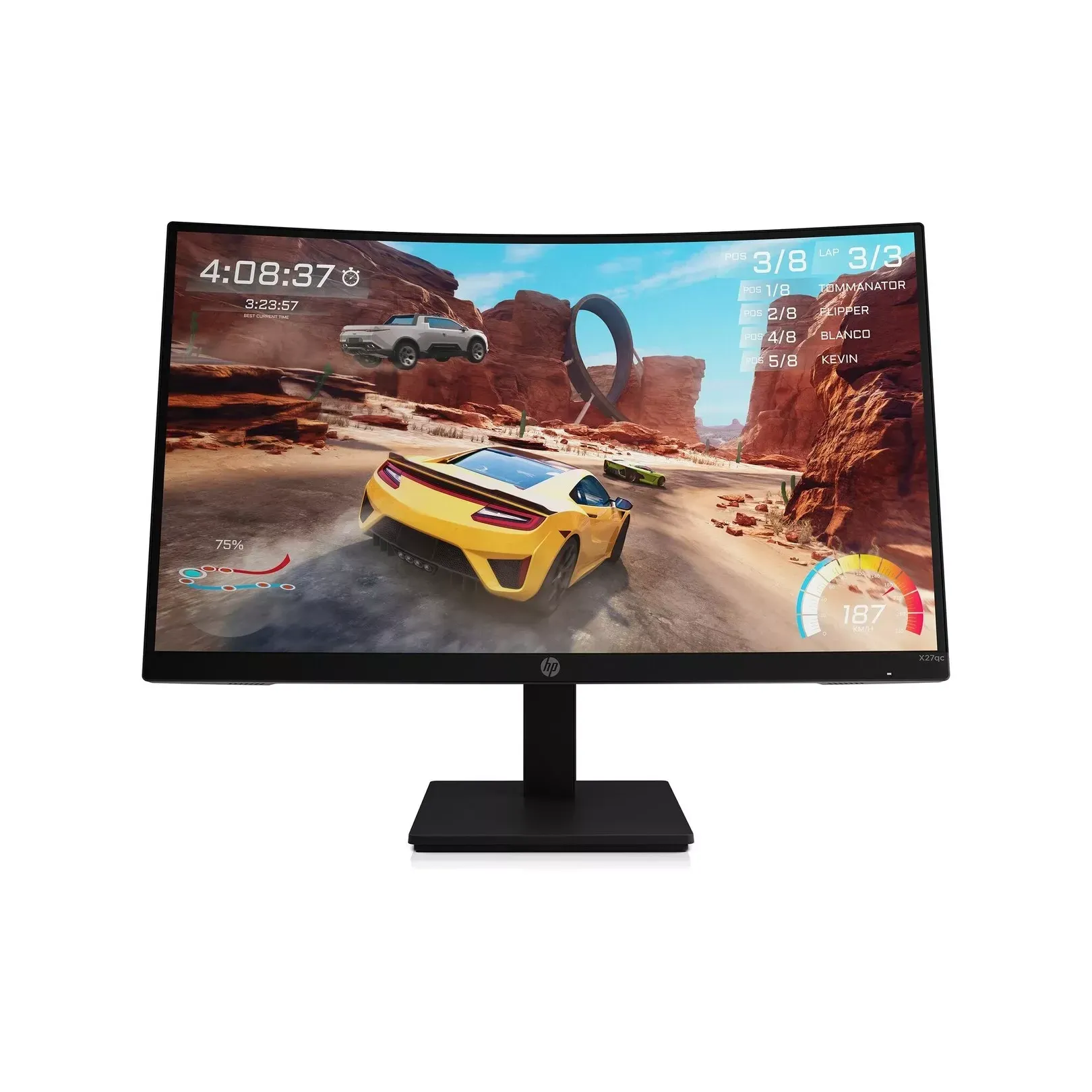 Monitor HP X27qc Gaming / 27" / QHD 2560x1440 / VA / Mat / 32H02AA#1