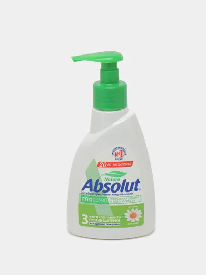 Антибактериальное жидкое мыло Absolut Ромашка, 250 гр#1