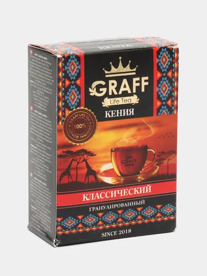 Чай чёрный гранулированный GRAFF Kenya Classic, 90 г#1