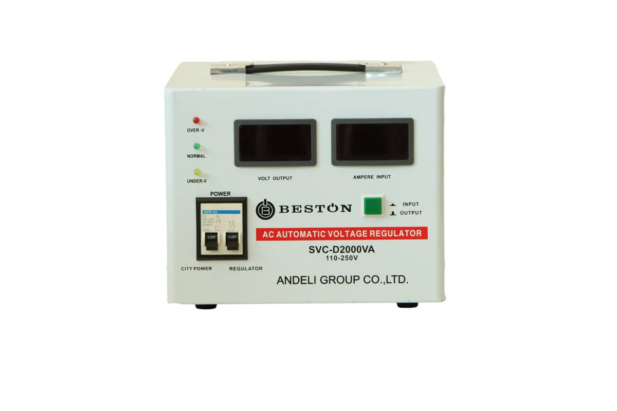 Стабилизатор напряжения BESTON SVC-D2000VA (110-250V)(латерный,горизонтал)#1
