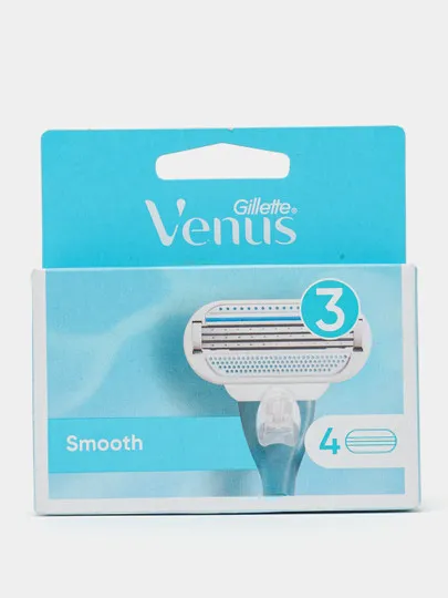 Кассеты для бритв Gillette Venus упаковка, 4 шт#1