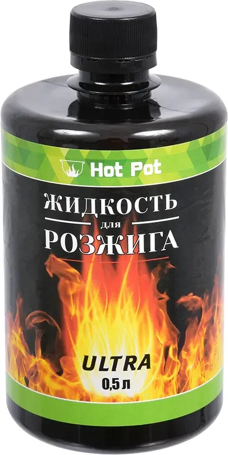 Жидкость для розжига Hot Pot ULTRA углеводородная 0,5 л#1
